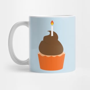 Birthday Cupcake with a Candle Mug